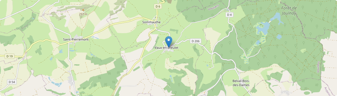 Vaux-en-Dieulet - Carte
