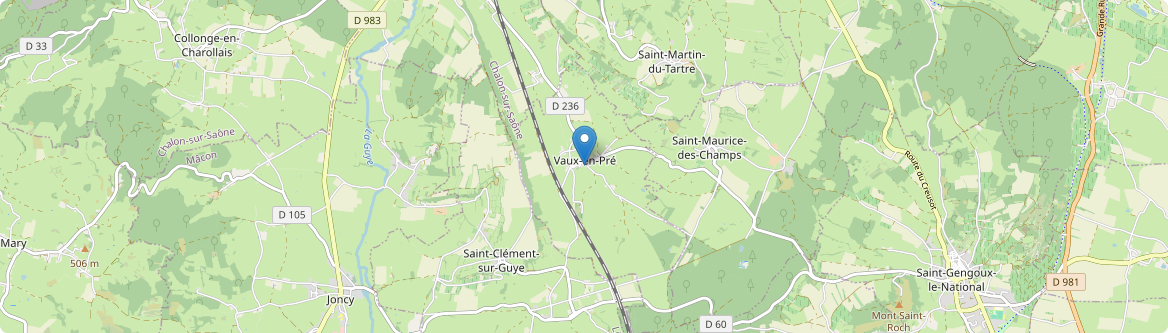Vaux-en-Pré - Carte