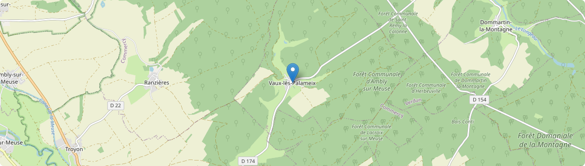 Vaux-lès-Palameix - Carte