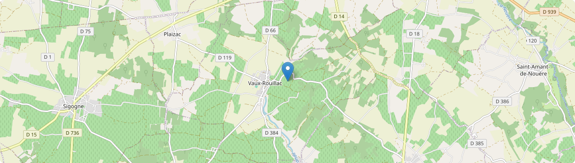 Vaux-Rouillac - Carte