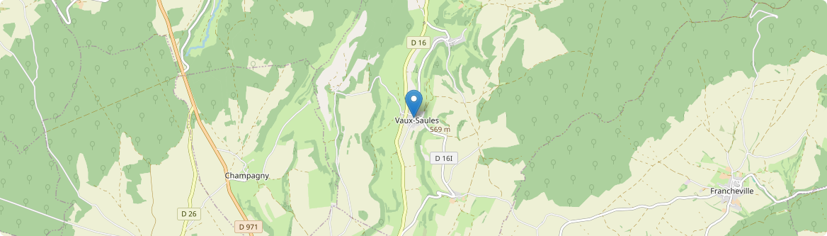 Vaux-Saules - Carte