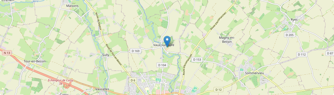 Vaux-sur-Aure - Carte