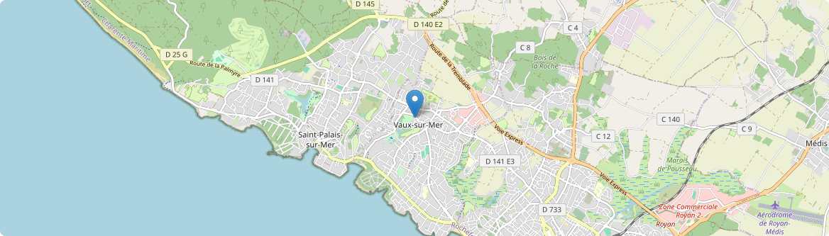 Vaux-sur-Mer - Carte