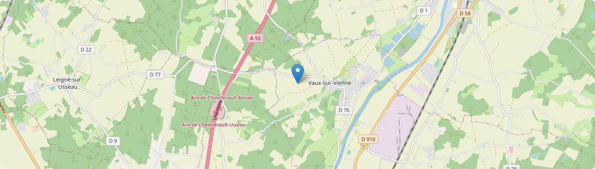 Vaux-sur-Vienne - Carte
