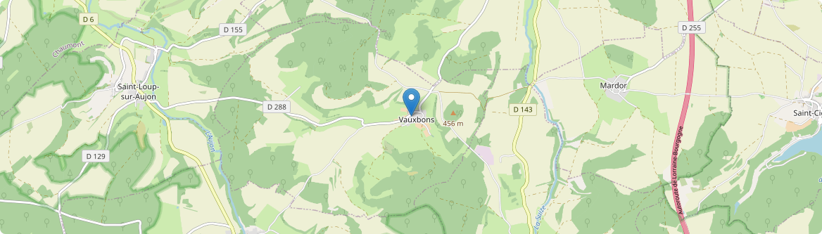 Vauxbons - Carte