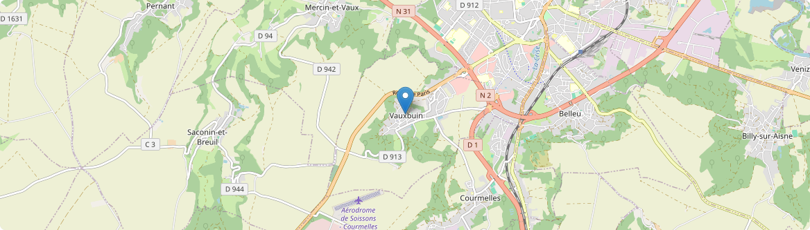 Vauxbuin - Carte