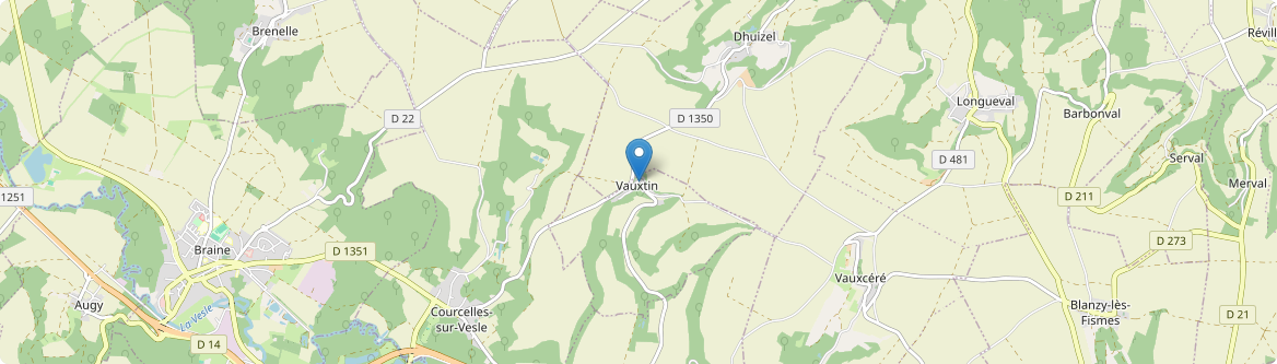 Vauxtin - Carte
