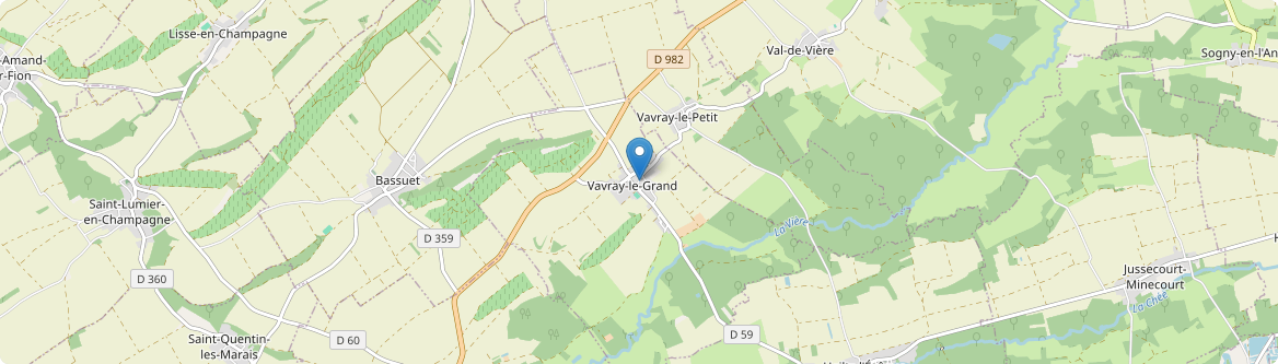 Vavray-le-Grand - Carte