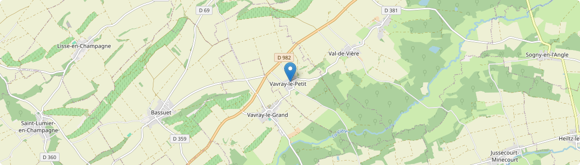 Vavray-le-Petit - Carte