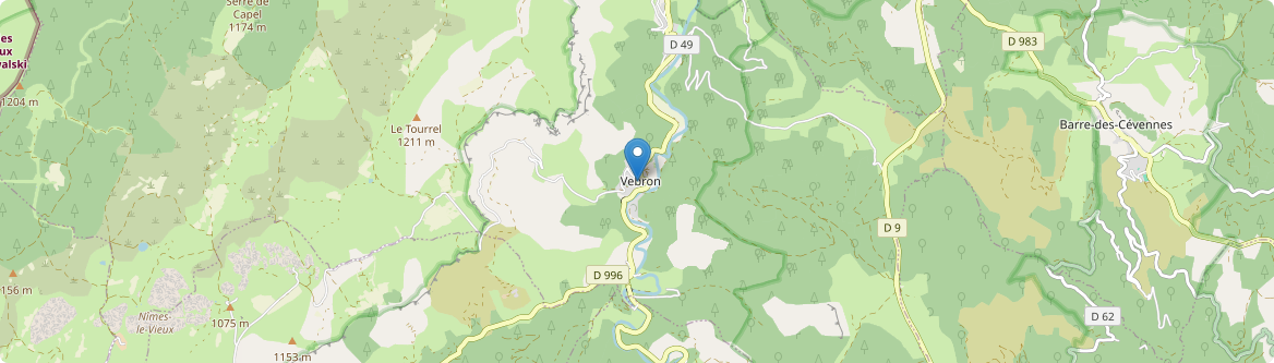 Vebron - Carte