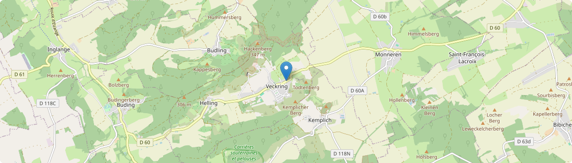 Veckring - Carte