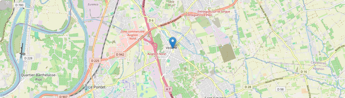 Vedène - Carte