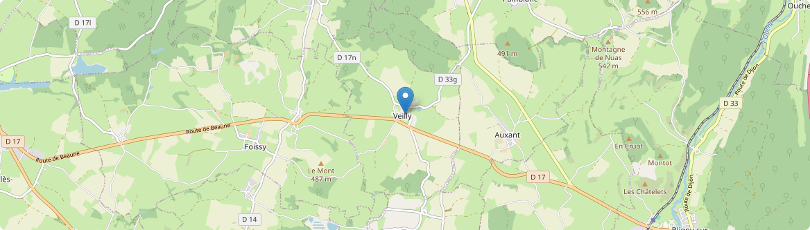 Veilly - Carte