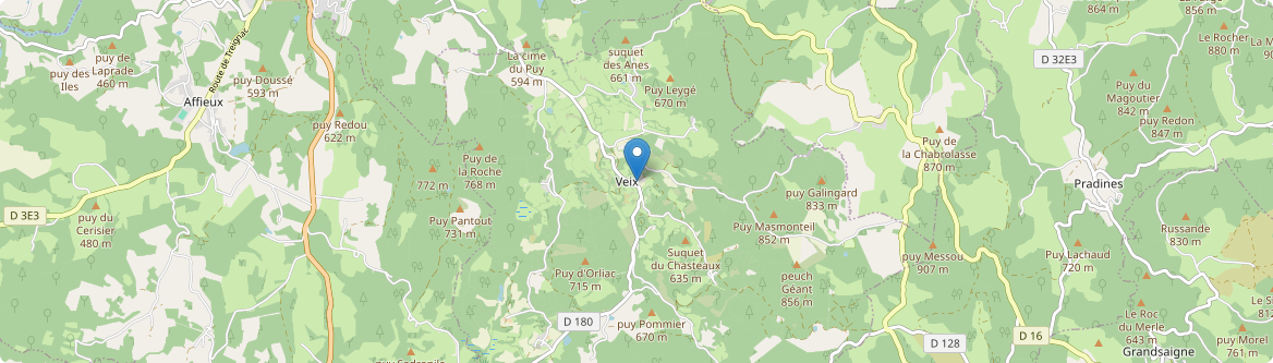 Veix - Carte