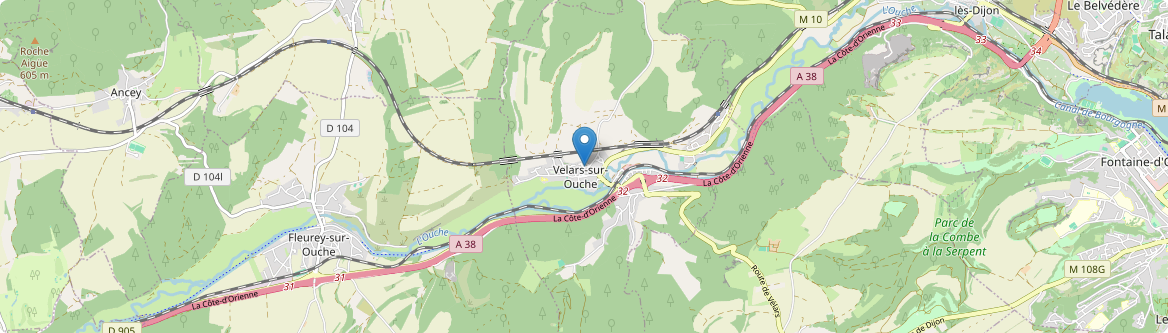 Velars-sur-Ouche - Carte