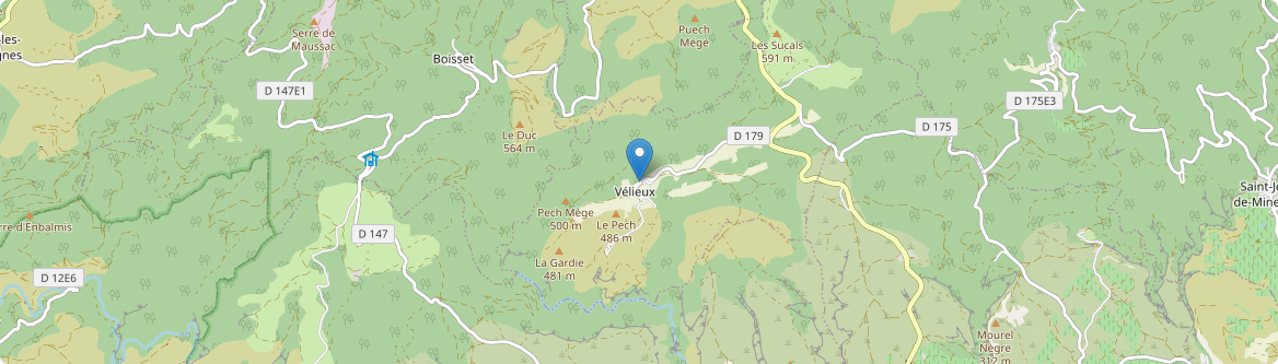 Vélieux - Carte
