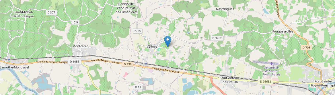 Vélines - Carte