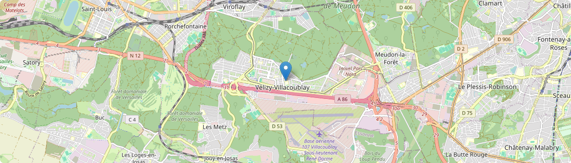 Vélizy-Villacoublay - Carte