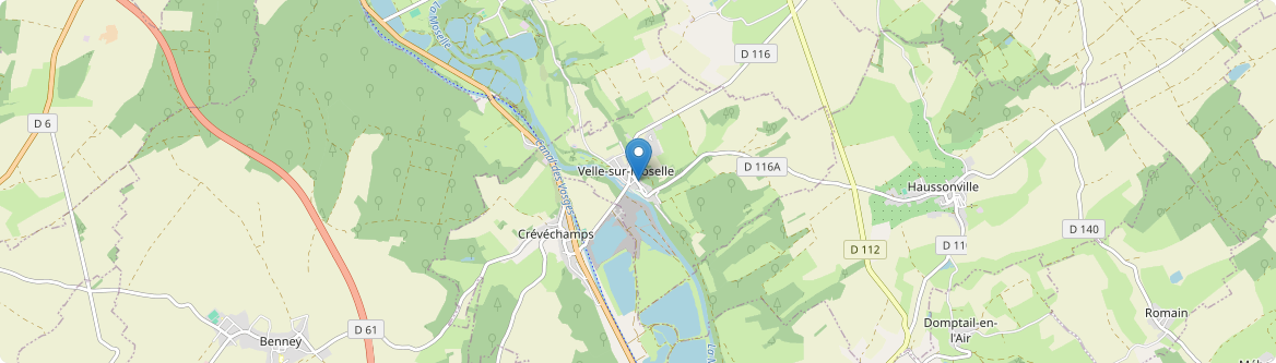 Velle-sur-Moselle - Carte