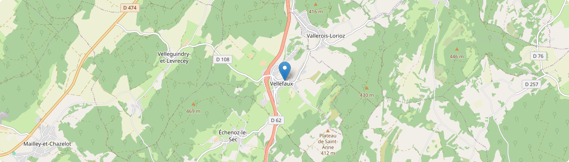 Vellefaux - Carte