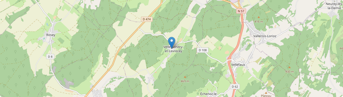 Velleguindry-et-Levrecey - Carte