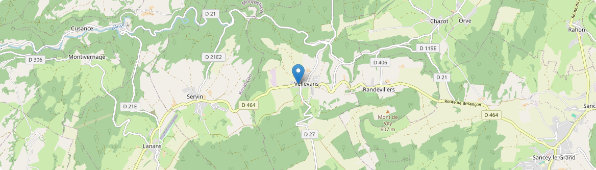 Vellevans - Carte