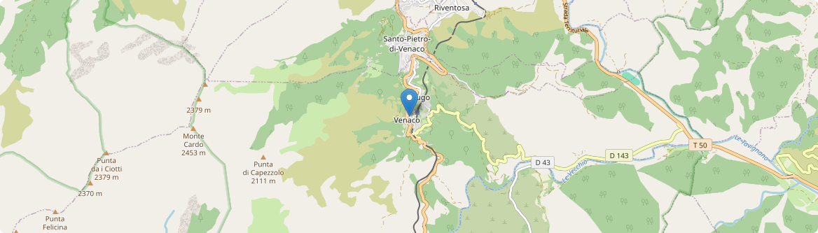 Venaco - Carte