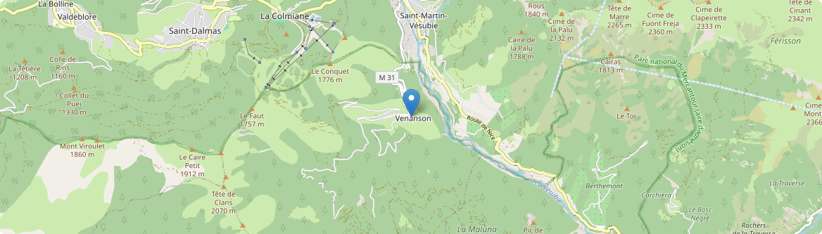 Venanson - Carte