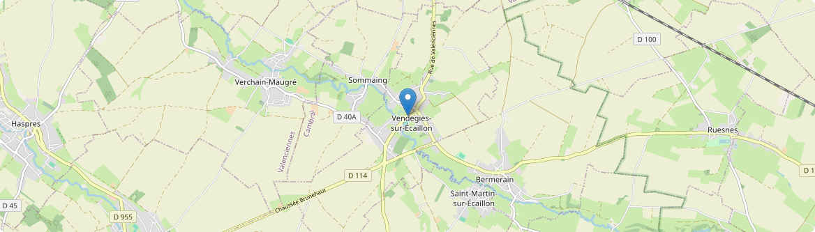 Vendegies-sur-Écaillon - Carte