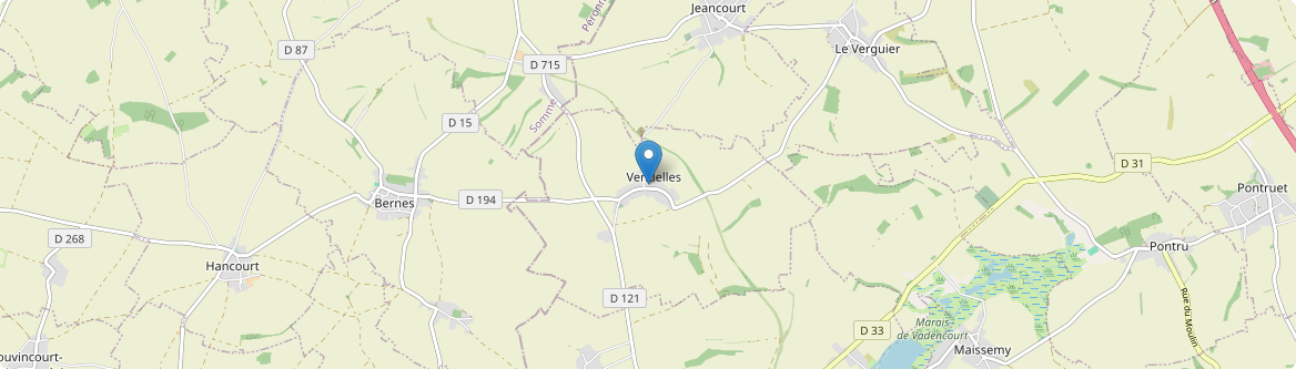 Vendelles - Carte