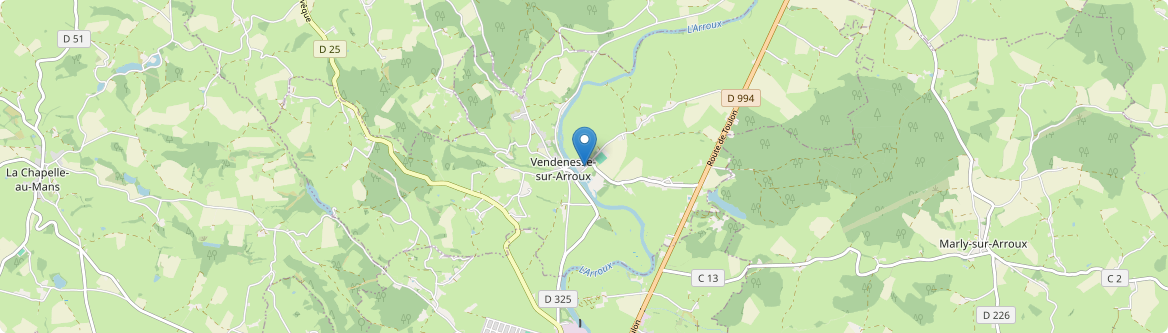 Vendenesse-sur-Arroux - Carte