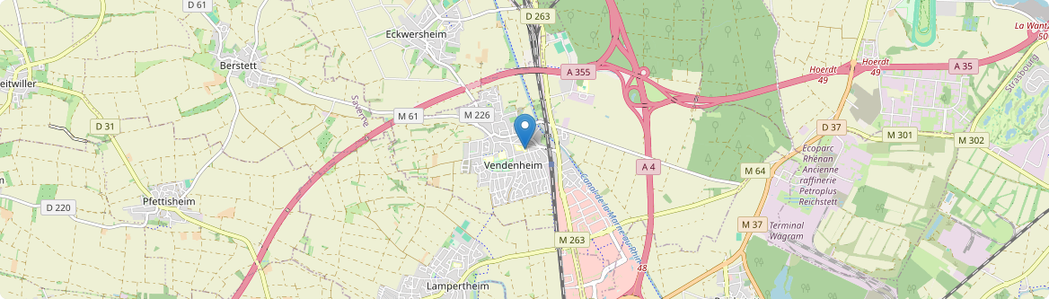 Vendenheim - Carte