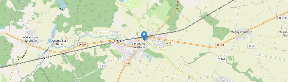 Vendeuvre-sur-Barse - Carte