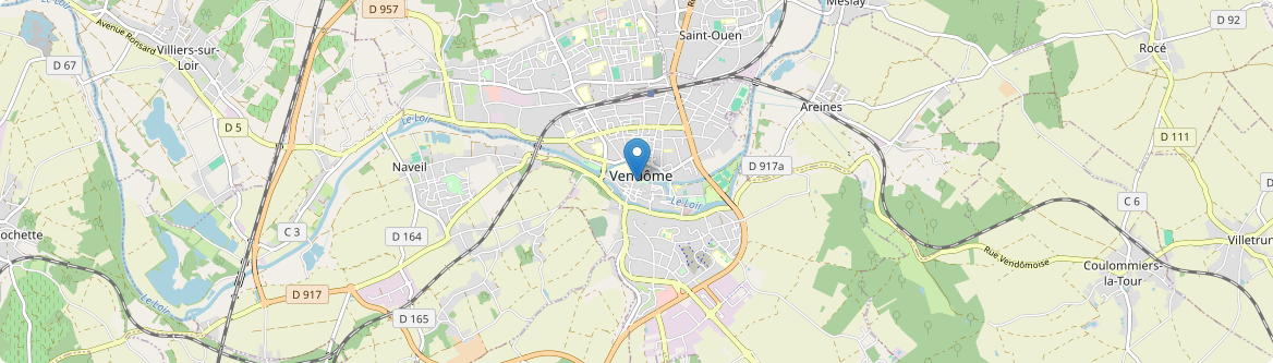 Vendôme - Carte