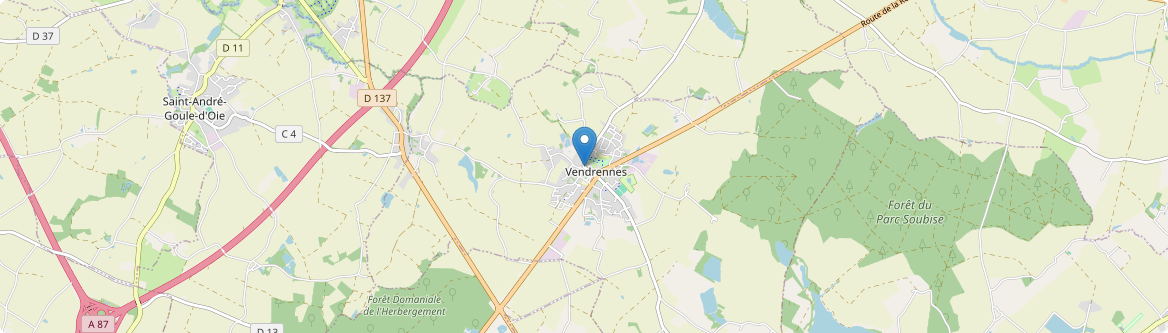Vendrennes - Carte
