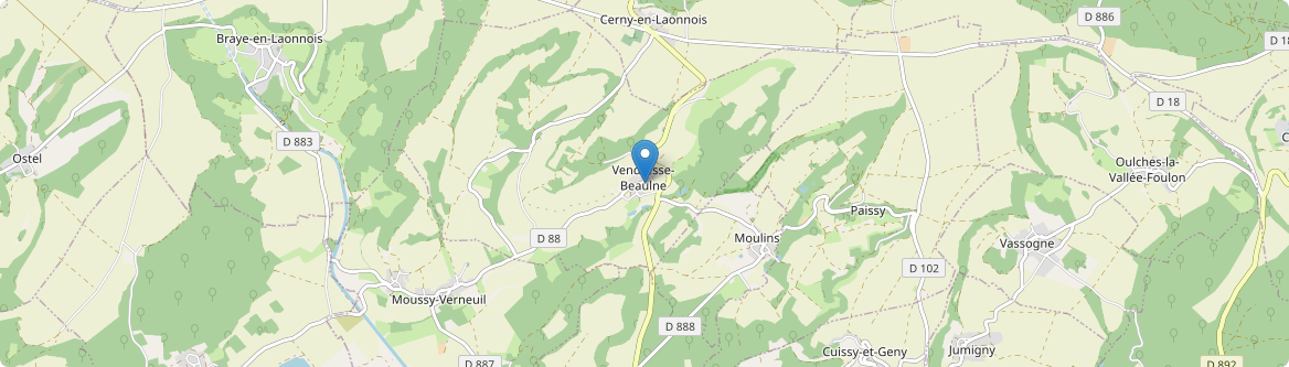 Vendresse-Beaulne - Carte