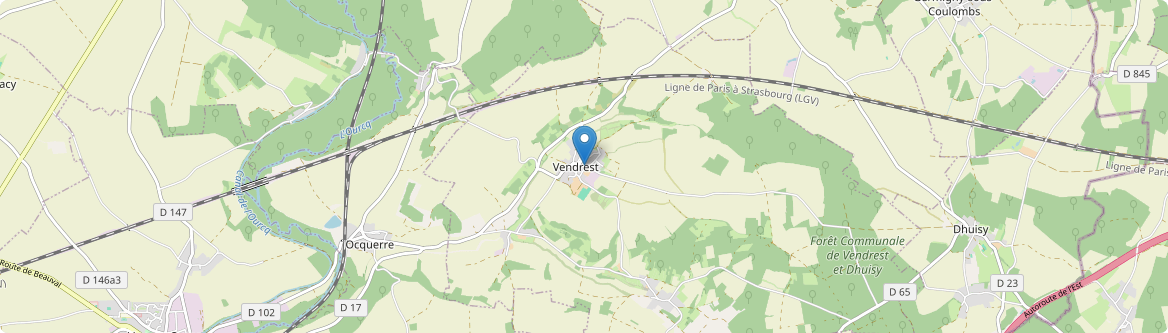 Vendrest - Carte