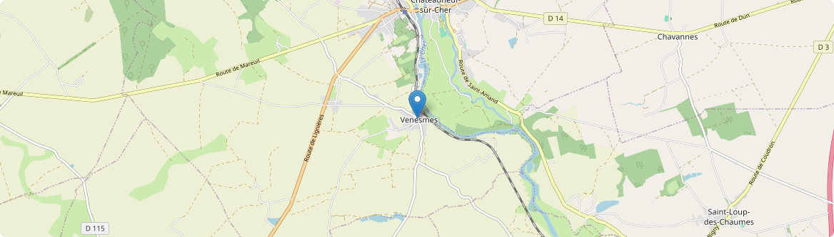 Venesmes - Carte