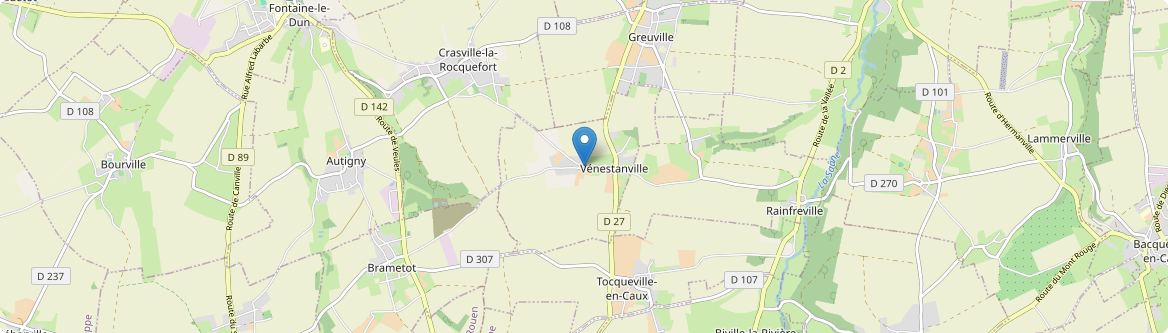 Vénestanville - Carte