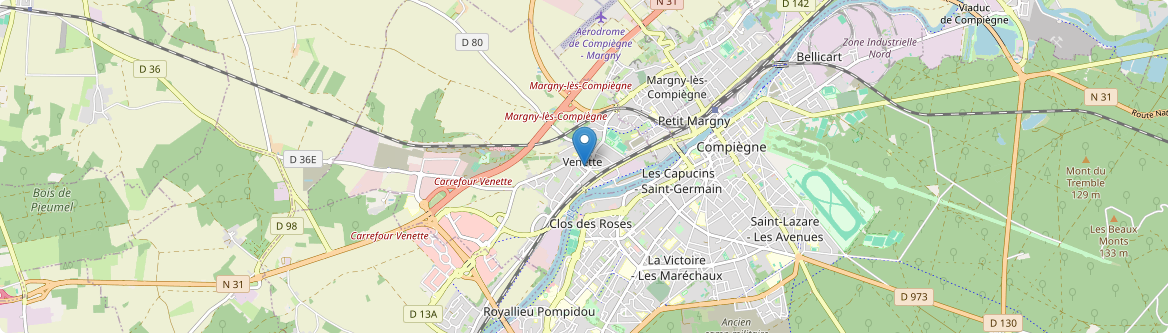 Venette - Carte
