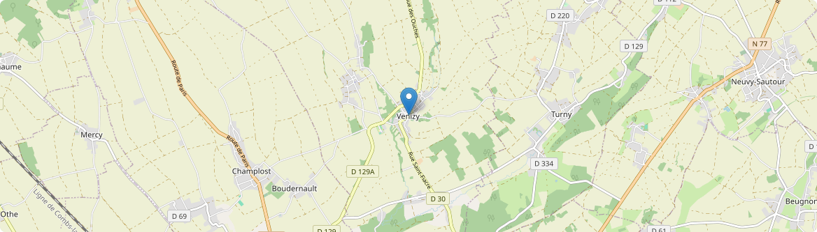 Venizy - Carte