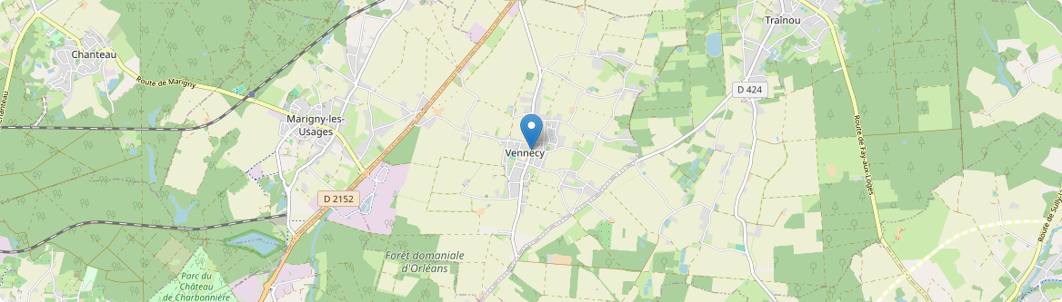Vennecy - Carte
