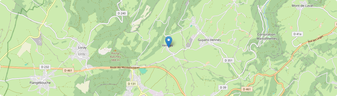 Vennes - Carte