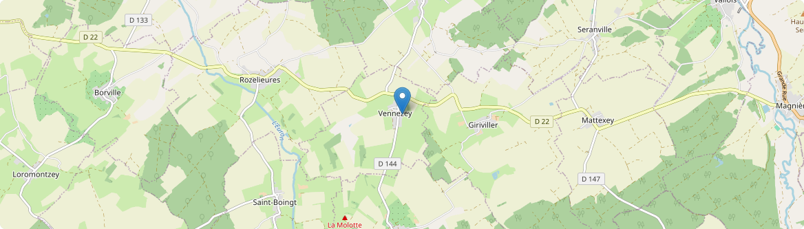 Vennezey - Carte