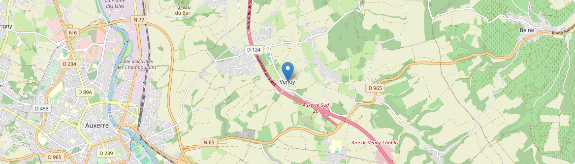 Venoy - Carte