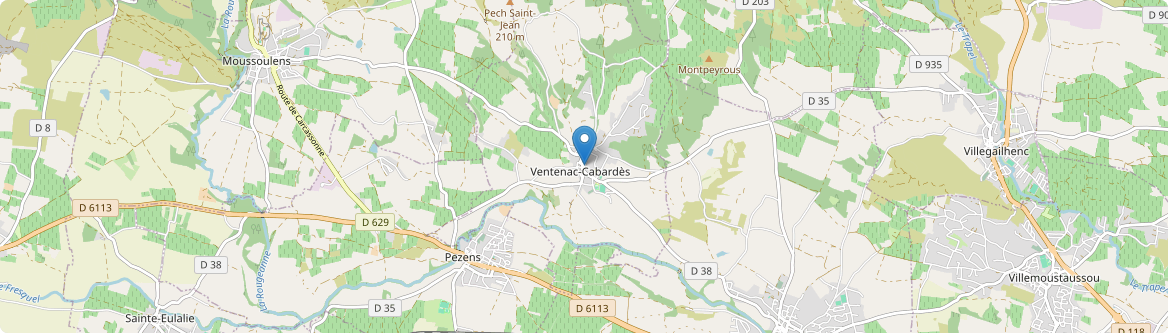 Ventenac-Cabardès - Carte