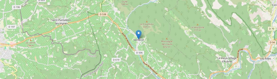 Venterol - Carte