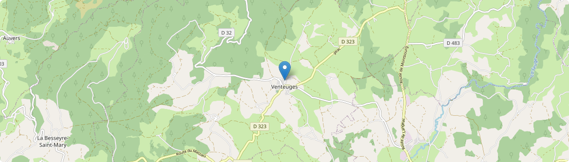 Venteuges - Carte