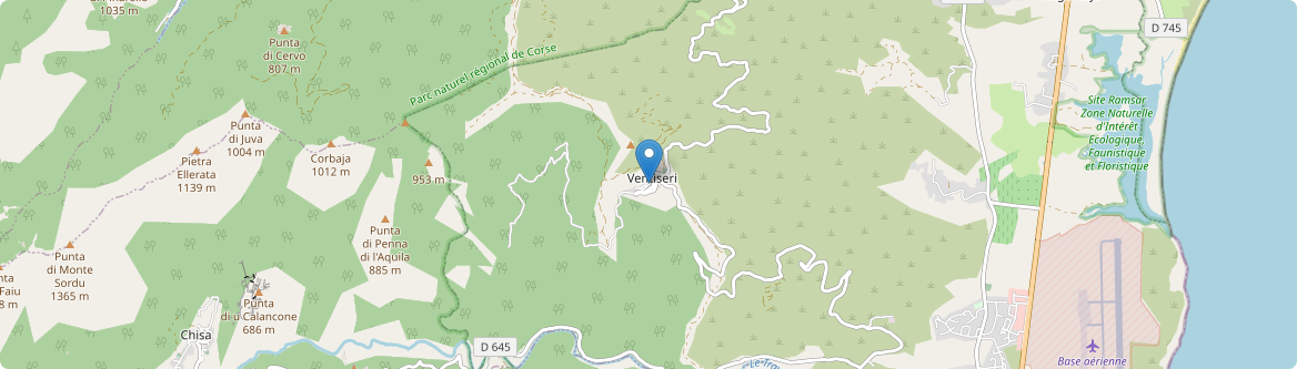 Ventiseri - Carte