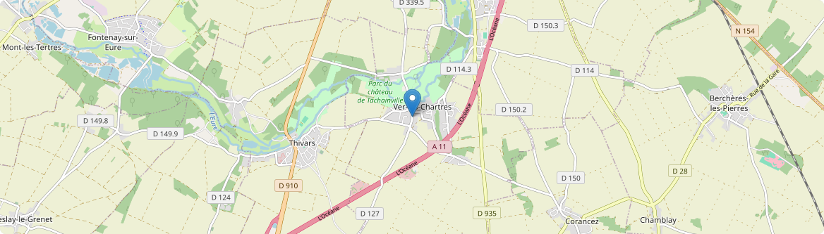 Ver-lès-Chartres - Carte